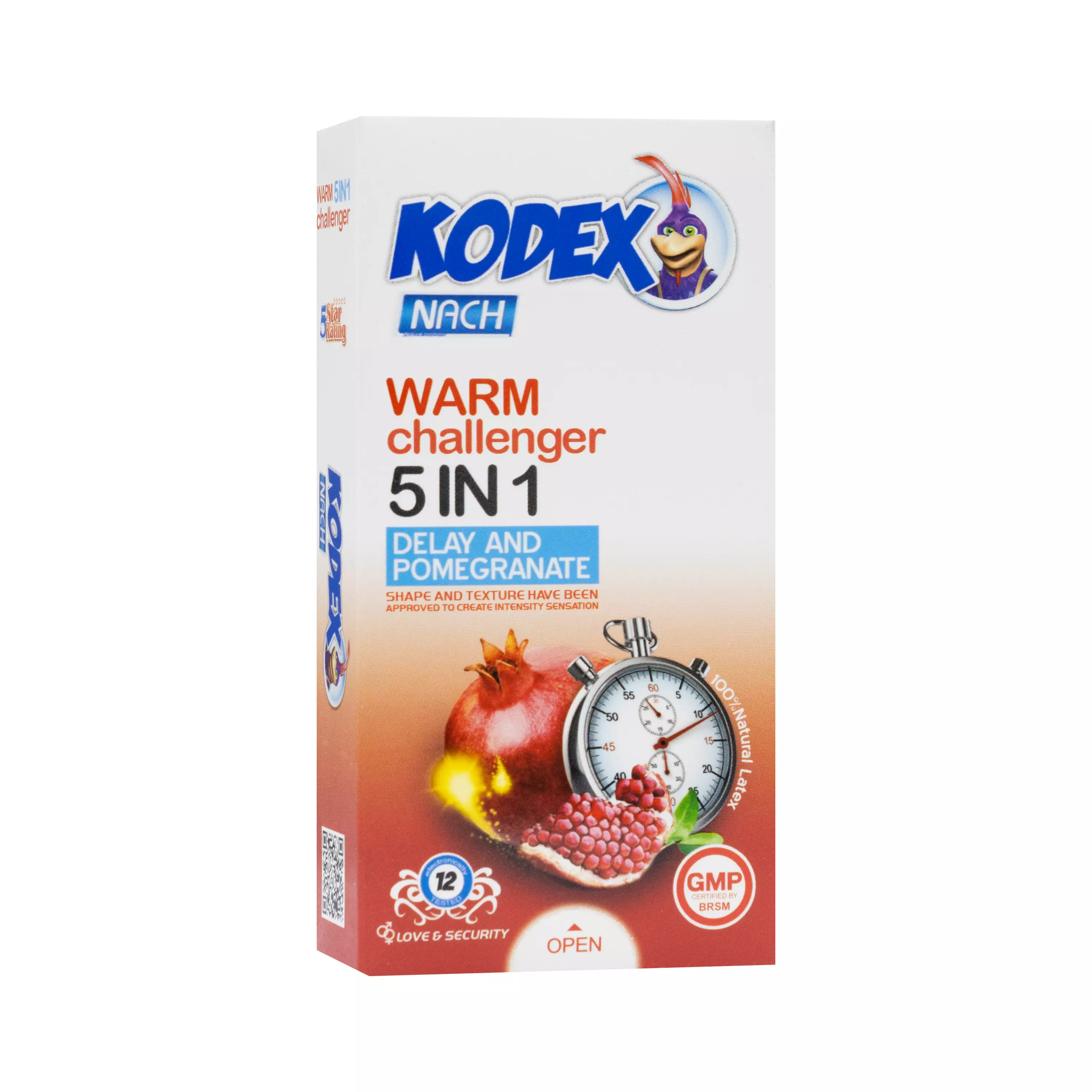 کاندوم Warm challenger 5in1 12 pcs ناچ کدکس